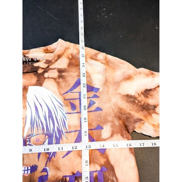 Tokyo Ghoul Funimation Tie Dye Crewneck Graphic T shirt Small Brown - Picture 5 of 5